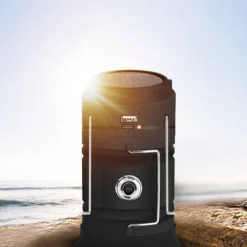 Merkloos Xtraworks - Multifunctionele Solar LED Campinglamp Met Handvatten - IPX 45 Waarde, USB-lader En Powerbank - Mat Zwart -Buitenkampeerwinkel 1200x1200 1622