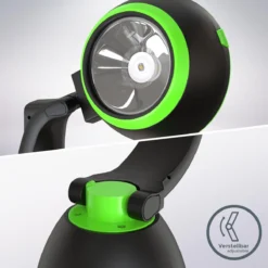 B.K.Licht - LED Kampeerlamp - Zaklamp - 3 In 1 Zaklantaarn Voor Kinderen - Tafellamp - Tentlamp - Opvouwbaar - Zwart Groen - 140 Lumen - IP20 -Buitenkampeerwinkel 1200x1200 1646