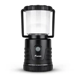 Favour L1061 Camping Lamp LED, 875 Lumen, IP64, Waterdicht, Draagbare Kampeerlamp, Tentlamp, Schokbestendig, 4 Verschillende Lichtmodi Incl Kaarslicht-modus, Afneembaar Deksel, Handig & Compact Formaat