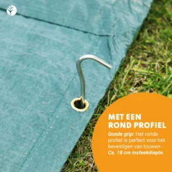 Stalen Haringen Set Van 50st. - Premium Staal - Grondanker - Tent Haring - Grondhaken - Tent Spijker - 20cm Lang - 3cm Haak - 3,5mm Premium Dikte Tentharing - Groots® -Buitenkampeerwinkel 1200x1200 1723