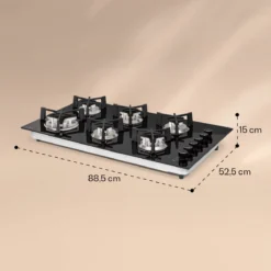 Trifecta 6 Gaskookplaat 6-pits Grote, Normale En Extra Glaskeramische Branders -Buitenkampeerwinkel 1200x1200 1773