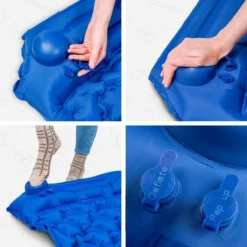 TRVLMORE Slaapmat - Zelfopblazend - 1 Persoons - Ingebouwde Pomp En Kussen - Blauw -Buitenkampeerwinkel 1200x1200 1830