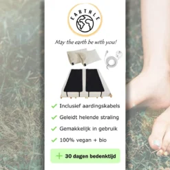 Earthle Volledige Earthing Tweepersoons Aardingsset - 2x Slaapmat + 2x Kussensloop - Aardingsmat - Aarden - Earthing Mat - Aarding - Grounding Mat - Kussensloop - Aardingskussensloop - Combo Deal -Buitenkampeerwinkel 1200x1200 1846