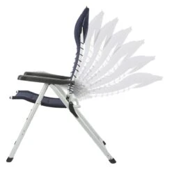 Campart Campingstoel CH-0592 - Opvouwbaar Met Hoofdsteun - 7 Verstelbare Standen - Lichtgewicht - Blauw -Buitenkampeerwinkel 1200x1200 201