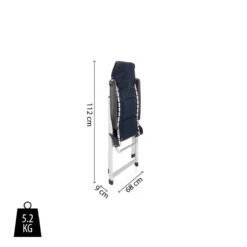 Campart Campingstoel CH-0592 - Opvouwbaar Met Hoofdsteun - 7 Verstelbare Standen - Lichtgewicht - Blauw -Buitenkampeerwinkel 1200x1200 203