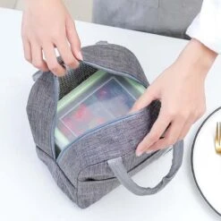 Koeltas - Lunchtas - Volwassenen En Kinderen - Compact Picknick & Lunchtasje - Lunch - Werk - Diep Grijs -Buitenkampeerwinkel 1200x1200 288