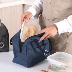 Lunch Bag - Grijs | Koeltas | Polyester / Nylon | 23x15x20 Cm | Fashion Favorite -Buitenkampeerwinkel 1200x1200 324