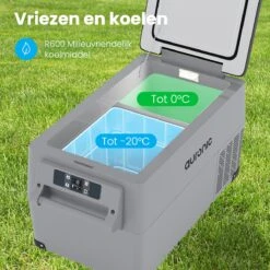 Auronic Elektrische Koelbox - 30.4L - Compressor - 12V En 240V - Grijs -Buitenkampeerwinkel 1200x1200 332