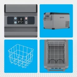 Auronic Elektrische Koelbox - 30.4L - Compressor - 12V En 240V - Grijs -Buitenkampeerwinkel 1200x1200 334