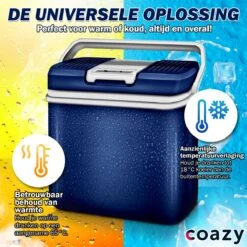 Coazy Koelbox 24L Elektrisch 12v 230 Volt - Met ECO Modus Voor Auto & Camping - Elektrische Frigobox Klein - Verkoelt En Verwarmt - Eco Modus - MiniBar - Electrische Mini Koelkast -Buitenkampeerwinkel 1200x1200 365