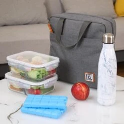 Brisby 4 Laags Geïsoleerde Koeltas - Lunchtas 7 Liter - Donkergrijs -Buitenkampeerwinkel 1200x1200 384