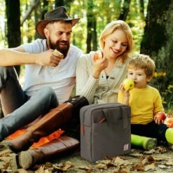 Brisby 4 Laags Geïsoleerde Koeltas - Lunchtas 7 Liter - Donkergrijs -Buitenkampeerwinkel 1200x1200 385