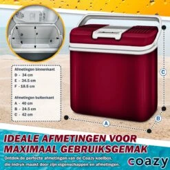 Koelbox 24L Met ECO Modus Voor Auto & Camping - Frigobox Elektrisch 24 Liter Met 12v 230 Volt - Verkoelt En Verwamt - MiniBar - Mini Koelkast -Buitenkampeerwinkel 1200x1200 411