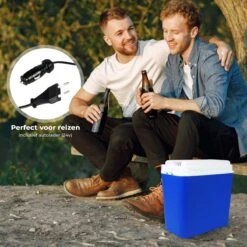 Niceey Thermo Elektrische Koelbox - 24 Liter - Koelbox Elektrisch 12v 230 Volt - Coolbox - Koelt & Verwarmt - Blauw -Buitenkampeerwinkel 1200x1200 462