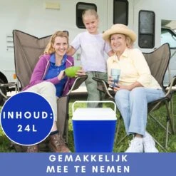 Niceey Thermo Elektrische Koelbox - 24 Liter - Koelbox Elektrisch 12v 230 Volt - Coolbox - Koelt & Verwarmt - Blauw -Buitenkampeerwinkel 1200x1200 463