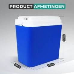 Niceey Thermo Elektrische Koelbox - 24 Liter - Koelbox Elektrisch 12v 230 Volt - Coolbox - Koelt & Verwarmt - Blauw -Buitenkampeerwinkel 1200x1200 464