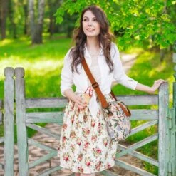 Brisby 4 Laags Geïsoleerde Koeltas - Lunchtas 7 Liter - Bloemetjes Wit -Buitenkampeerwinkel 1200x1200 488