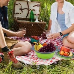 Buxibo - 3-Delige Keuken Vergiet Set Inklapbaar Groen/Grijs -Buitenkampeerwinkel 1200x1200 603