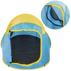 Pop Up Tent Waterkolom 1500 Mm/Cm² - Blauw - 2 Persoons -Buitenkampeerwinkel 1200x1200 641