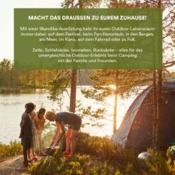 Skandika Nimbus Sleeper 12 Tent – Koepeltenten – 12 Persoons Familietent - Campingtent – Muggengaas – Sleeper Technology (3 Extra Donkere Slaapcabines) – 760 X 630 X 215 Cm (LxBxH) – 5000 Mm Waterkolom – Camping, Tuin – Kamperen – Blauw/wit -Buitenkampeerwinkel 1200x1200 695