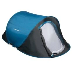 Dunlop Pop Up Tent 220 X 120 X 90 Cm - Grijs/ Blauw - 1 Persoons -Buitenkampeerwinkel 1200x1200 698