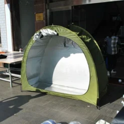Merkloos Fietstent,Beschermhoes Fietsenschuur, Tent Voor Camping In De Open Lucht-groen 200*80*165CM -Buitenkampeerwinkel 1200x1200 734