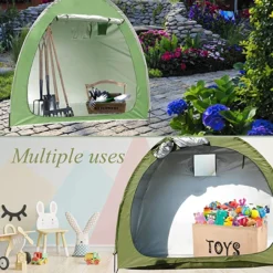 Merkloos Fietstent, Beschermhoes Fietsenschuur, Tent Voor Camping In De Open Lucht-groen 200*80*165CM -Buitenkampeerwinkel 1200x1200 740