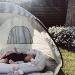 Deryan Luxe Pop Up Strandtent - Anti-UV 50+ - Cream -Buitenkampeerwinkel 1200x1200 821