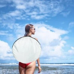 Relaxdays Strandtent Pop-up - Omkleedtent - 145x180 Cm - 2-3 Personen - Beachtent -compact - Oranje -Buitenkampeerwinkel 1200x1200 827