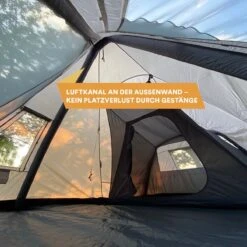 Skandika Tipi Kotona Air Opblaasbare Tent – Opblaasbare Tenten - 4 Persoons Tipi Tent – Tenten - Campingtent – Ingenaaide Tentvloer – Muggengaas – 260 Cm Stahoogte – 490 X 370 X 260 (L X B X H) – Outdoor, Camping, Tuin – Luchttent - Kamperen - Beige -Buitenkampeerwinkel 1200x1200 845