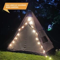 Skandika Tipi Kotona Air Opblaasbare Tent – Opblaasbare Tenten - 4 Persoons Tipi Tent – Tenten - Campingtent – Ingenaaide Tentvloer – Muggengaas – 260 Cm Stahoogte – 490 X 370 X 260 (L X B X H) – Outdoor, Camping, Tuin – Luchttent - Kamperen - Beige -Buitenkampeerwinkel 1200x1200 847