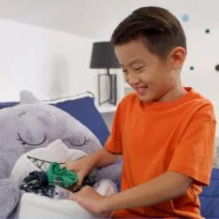 Mediashop Happy Nappers Kinderslaapzak - 2-in-1 Zachte Knuffel En Zomerslaapzak - Roze Eenhoorn Motief Voor Kinderen Van 3 Tot 6 Jaar -Buitenkampeerwinkel 1200x1200 889