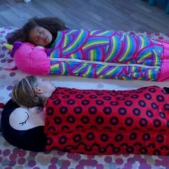 Mediashop Happy Nappers Kinderslaapzak - 2-in-1 Zachte Knuffel En Zomerslaapzak - Roze Eenhoorn Motief Voor Kinderen Van 3 Tot 6 Jaar -Buitenkampeerwinkel 1200x1200 891