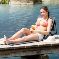 Intimo Strandmat - 2 Stuks - Grijs - 100x51x41cm -Buitenkampeerwinkel 1200x1200 90