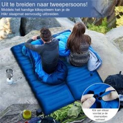 Hikr® Slaapmat 10cm+ Dikte - Comfortabel Luchtmatras - Zelfopblazend Met De Voet - TPU+40D Nylon - Slaapmatje Eenpersoons En Uit Te Breiden Tot Tweepersoons - Slaapmat Met Ingebouwde Pomp 13 Hikr® Slaapmat 10cm+ Dikte - Comfortabel Luchtmatras - Zelfopblazend Met De Voet - TPU+40D Nylon - Slaapmatje Eenpersoons En Uit Te Breiden Tot Tweepersoons - Slaapmat Met Ingebouwde Pomp -Buitenkampeerwinkel 1200x1200 990