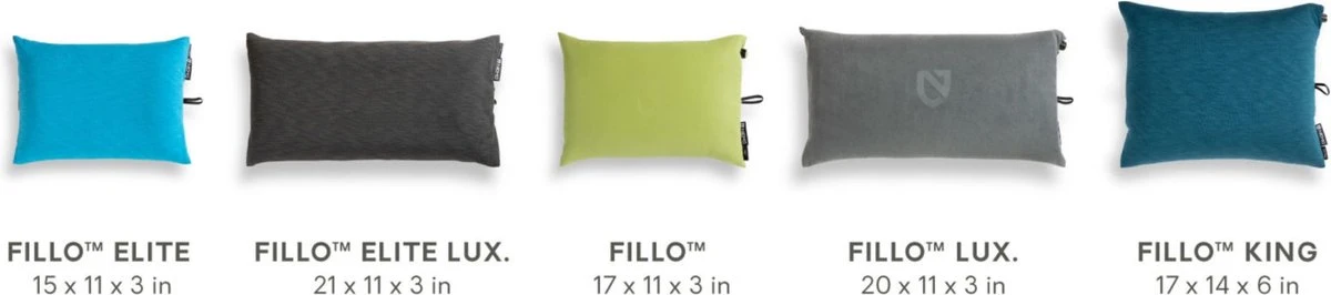 NEMO EQUIPMENT Fillo Elite Luxury Kussen - Midnight Gray 3 NEMO EQUIPMENT Fillo Elite Luxury Kussen - Midnight Gray - Afbeelding 3