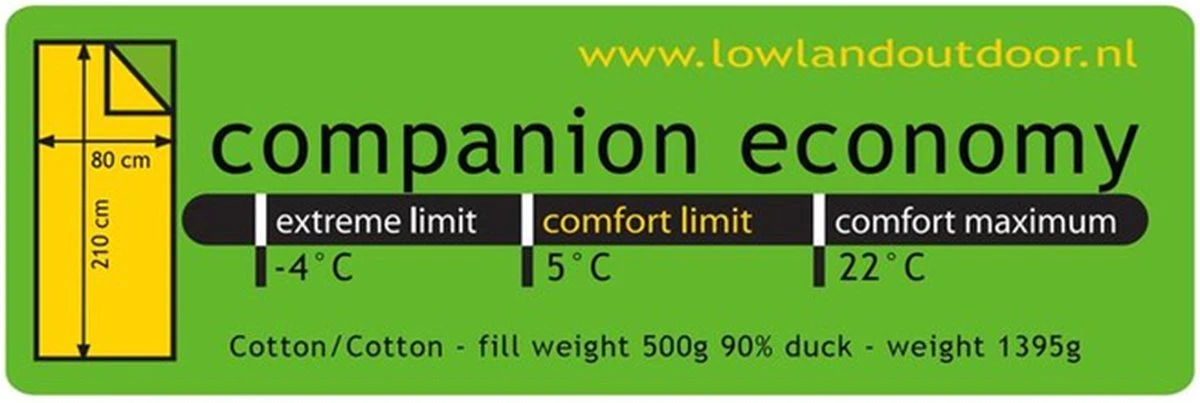 LOWLAND OUTDOOR® Donzen Slaapzak - Companion Economy - 210x80 Cm - Rood 10 LOWLAND OUTDOOR® Donzen Slaapzak - Companion Economy - 210x80 Cm - Rood - Afbeelding 10