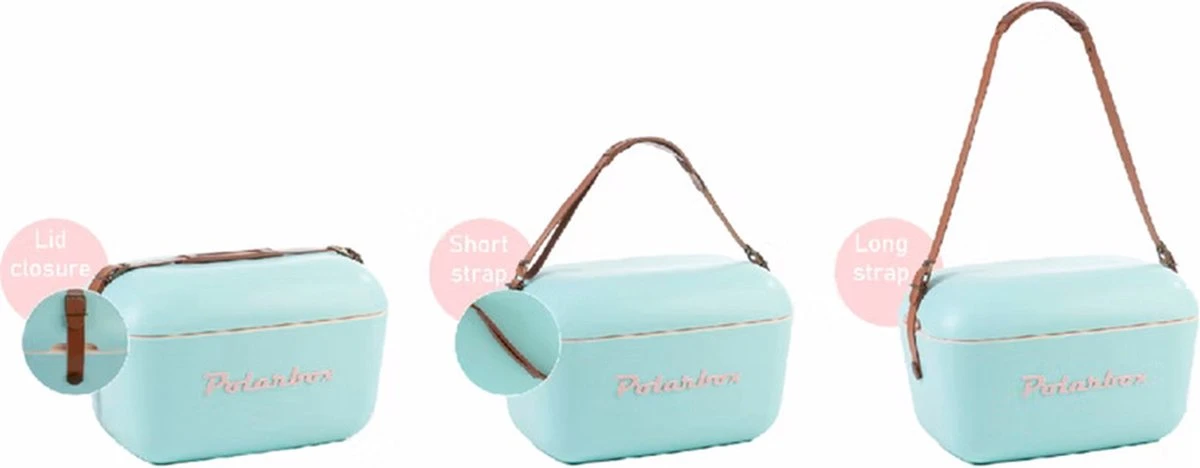 Merkloos Polarbox - Koelbox - Met Schouderband - Geel - 20 Liter - 45x30x(H)27cm 5 Merkloos Polarbox - Koelbox - Met Schouderband - Geel - 20 Liter - 45x30x(H)27cm - Afbeelding 5