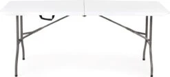 Inklapbare Tafel - Opklaptafel - 180x70x73,5 Cm - Wit -Buitenkampeerwinkel 1200x543