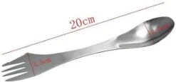 KELERINO. RVS Spork - Survival Outdoor Camping - Vork, Lepel & Mes - 3 Stuks -Buitenkampeerwinkel 1200x560