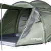 Capture Outdoor, 3-Man XXL Tent "Seikan XTR-3", Voor 3 XXL Personen, 215x400x155cm, DeLuxe Tent En Canvas, "Airflow System", …