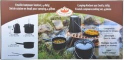 ESSCHERT DESIGN Pannenset Kampvuur - 4 Delig - Outdoor - Metaal -Buitenkampeerwinkel 1200x581 2