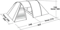 Easy Camp Tunneltent 4-persoons Galaxy 400 Staalgrijs En Blauw -Buitenkampeerwinkel 1200x598 1