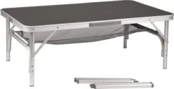 Bo-Camp Campingtafel - 100x60x70 - Grijs -Buitenkampeerwinkel 1200x619
