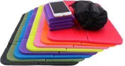 Merkloos Zitmatje – Wandel Zitmatje - Kampeer Zitmatje - Opvouwbaar Zitmatje – Camping Zitmatje – Strand Zitmatje – Reis Zitmatje - Rood - Lichtgewicht - Opvouwbaar - Waterdicht - Isolerend