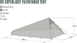 Dd Superlight Pathfinder Tent - Groen - 2 Persoons -Buitenkampeerwinkel 1200x682 2