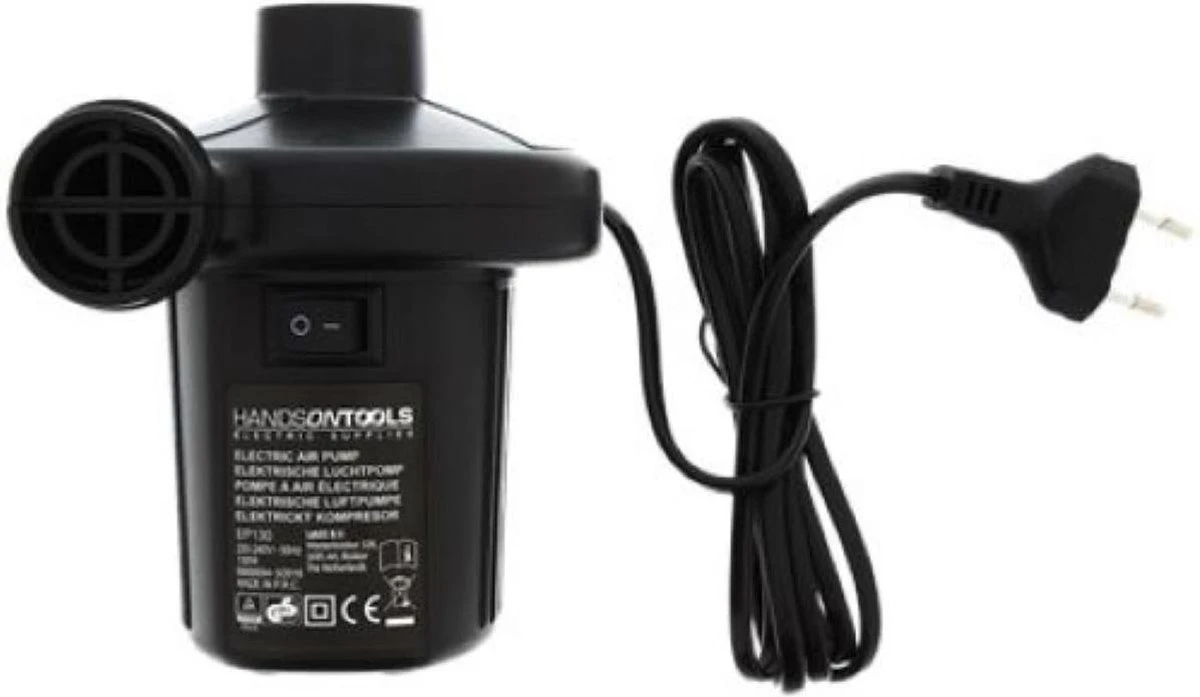 Froyak Elektrische Lucht Pomp - Electric Air Pump 230 Volt - 230 Liter/min - Luchtpomp Voor Luchtbed, Zwembad En Oplaasboot. 1 Froyak Elektrische Lucht Pomp - Electric Air Pump 230 Volt - 230 Liter/min - Luchtpomp Voor Luchtbed, Zwembad En Oplaasboot.