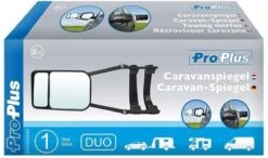 PROPLUS Pro Plus Caravanspiegel - Duo - 23 Cm - Universeel Voor Links En Rechts - Zwart -Buitenkampeerwinkel 1200x708 3