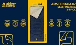 Abbey Camp Slaapzak Amsterdam - 2-pack - Dekenmodel - 210 X 85 Cm - Grijs 13 Abbey Camp Slaapzak Amsterdam - 2-pack - Dekenmodel - 210 X 85 Cm - Grijs -Buitenkampeerwinkel 1200x711 3