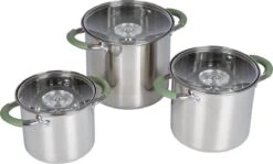 Bo-Camp - Pannenset - Elan Plus - 3-Delig - RVS -Buitenkampeerwinkel 1200x726